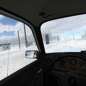 окна после дождя