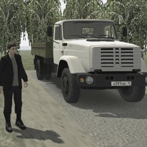 Кадр со стоянки.